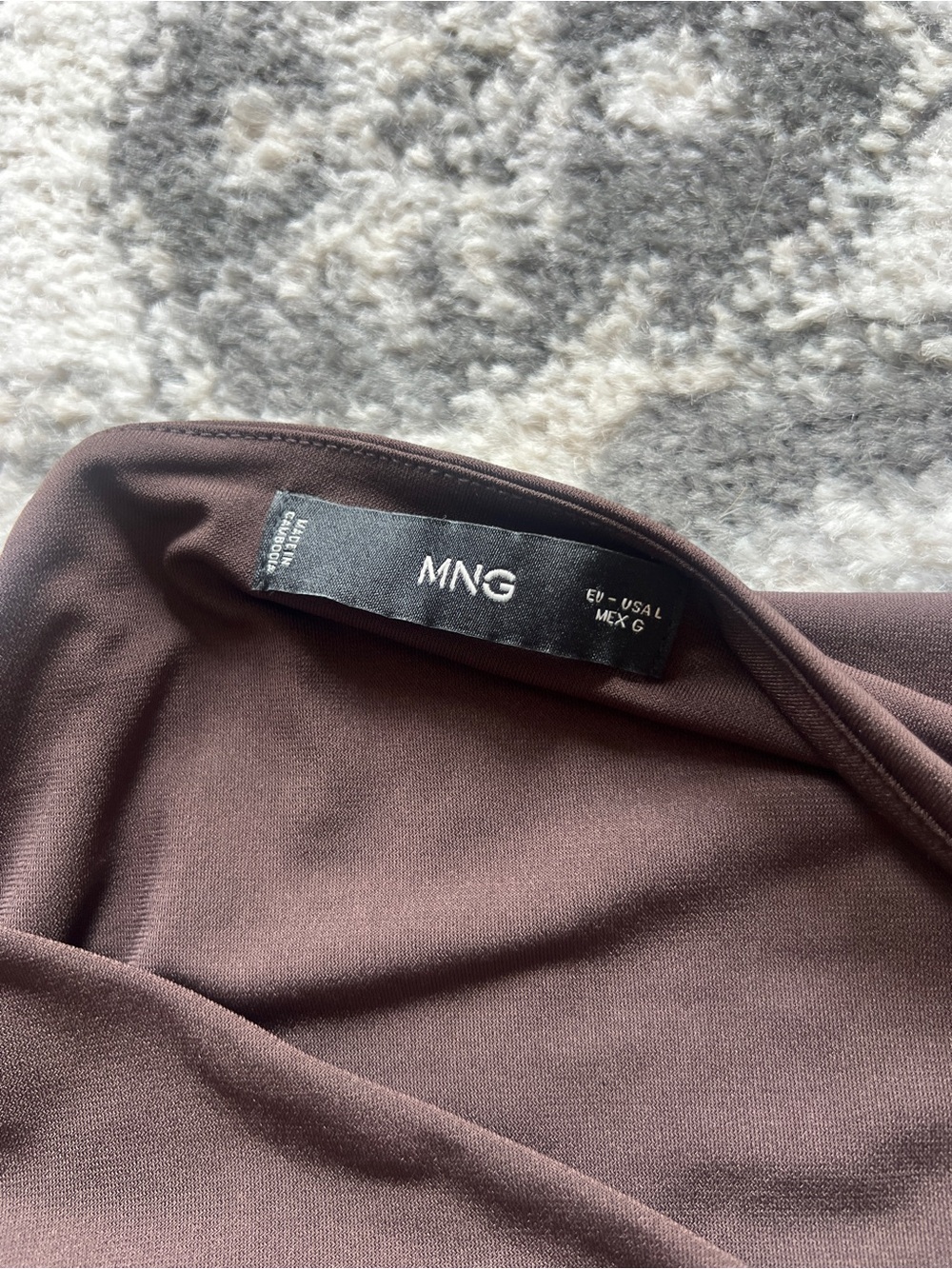 Mango Brown Twist-Detail Sleeveless Top - Picture 2 of 3